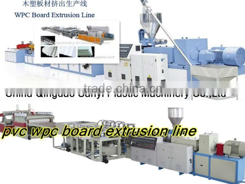 HIGH SPEED PVC crust board twin screw extruder