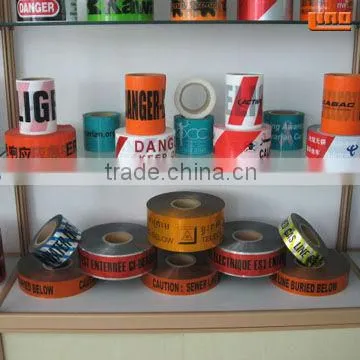 Good strength PE barrier safety tape for road warning and safety