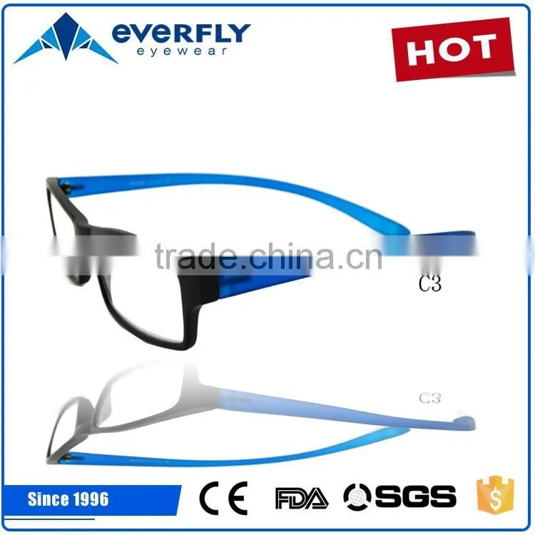 wholesale classic bule style with clear lens cheap colorful square frame reading glasses