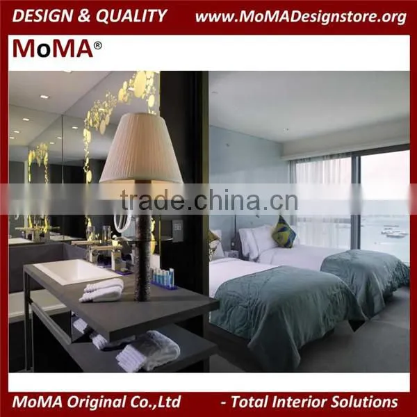 Modern Hotel Bedroom Furniture Twin Bed Room Design