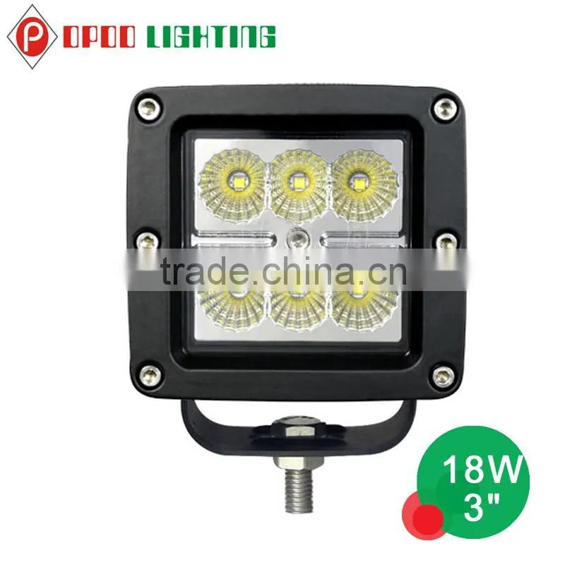 China wholesale car 3'' 18w led work light with IP68
