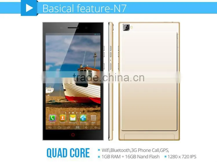 Promotion 6.98 Inch Quad Core MTK8382 1G RAM 16G ROM GPS dual sim tablet pc phablet
