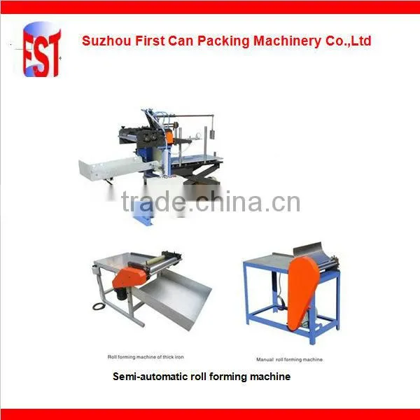 Semi-automatic Paint Tin Container Making Machine