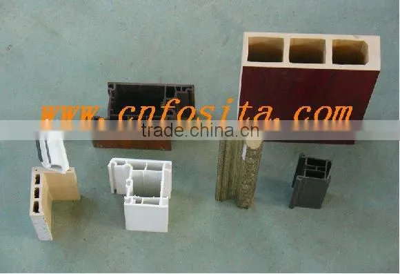 PVC profile production line sjsz-65/132 window profile