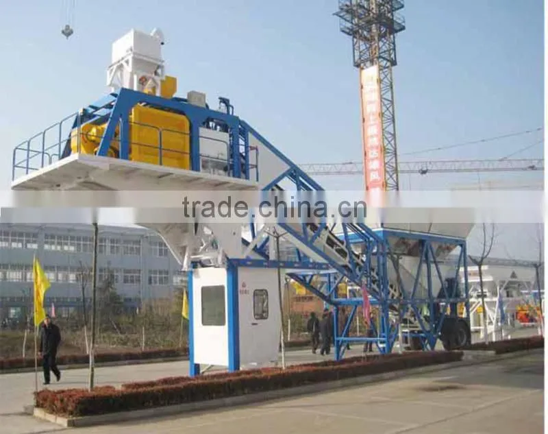 YHZS35 Mini Mobile Concrete Bacthing Plant for Sale