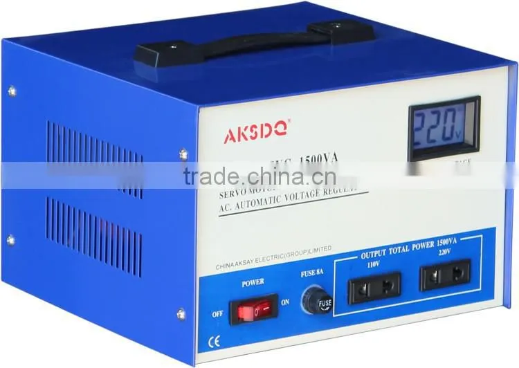 China SVC 1500VA Low Voltage And Frequency Stabilizer TND 1500VA Price