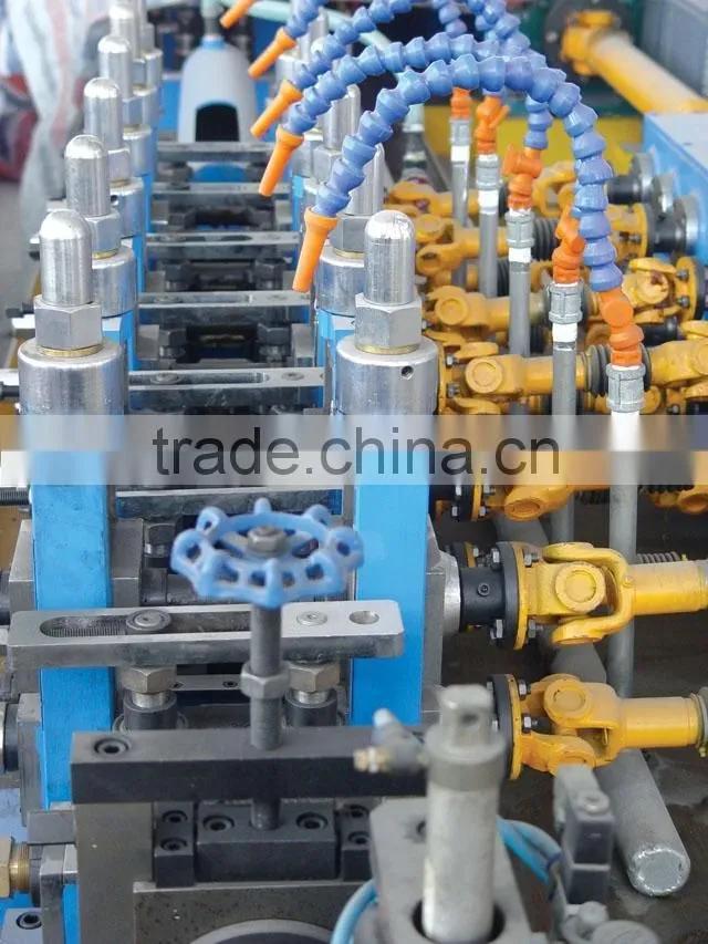 Hangzhou stainless steel welded pipe roll forming machine