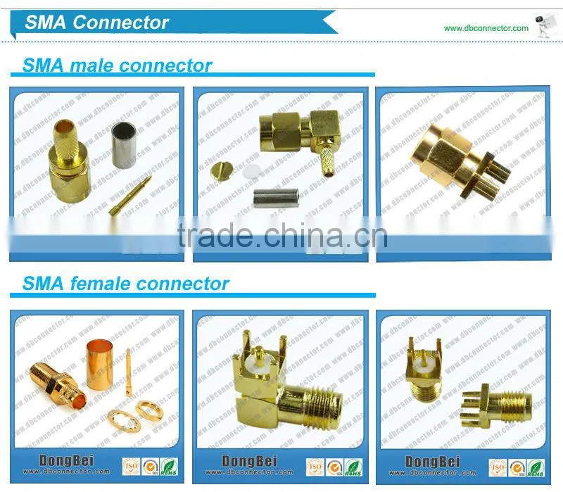 Compression male rca connector,rg59 rg6 rca to coax