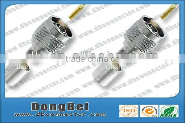50 Ohm RF RG58 Male Crimp N Connector PCB
