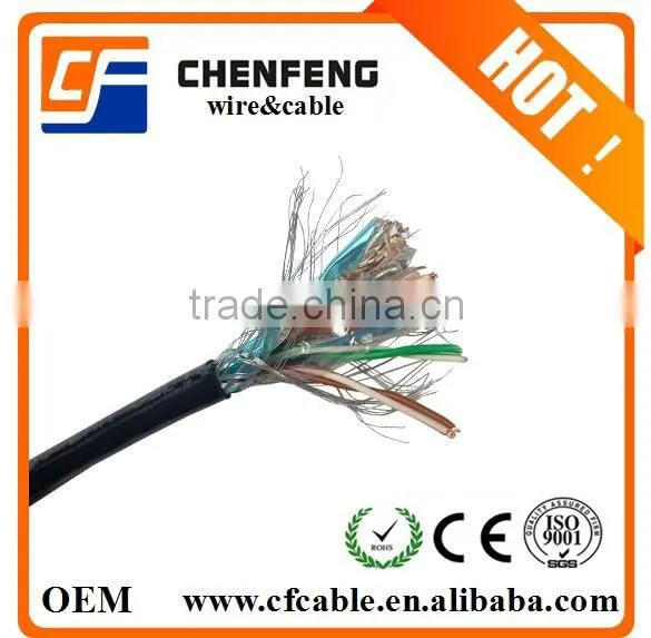 Network Cable/Ethernet Cable/LAN Cable SFTP CAT6/UTP,FTP,SFTP,CAT5e,CAT6(PVC,PE,LSOH Jacket