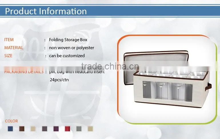 Eco-friendly Non Woven Folding Storage Box