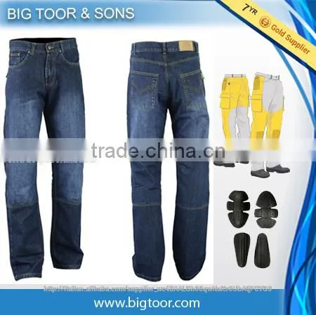 Premium quality Kevlar lined cargo Jeans for touring bike riding