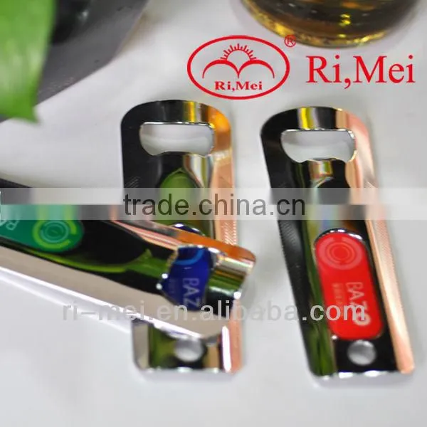 stainless steel push up beer bottle opener