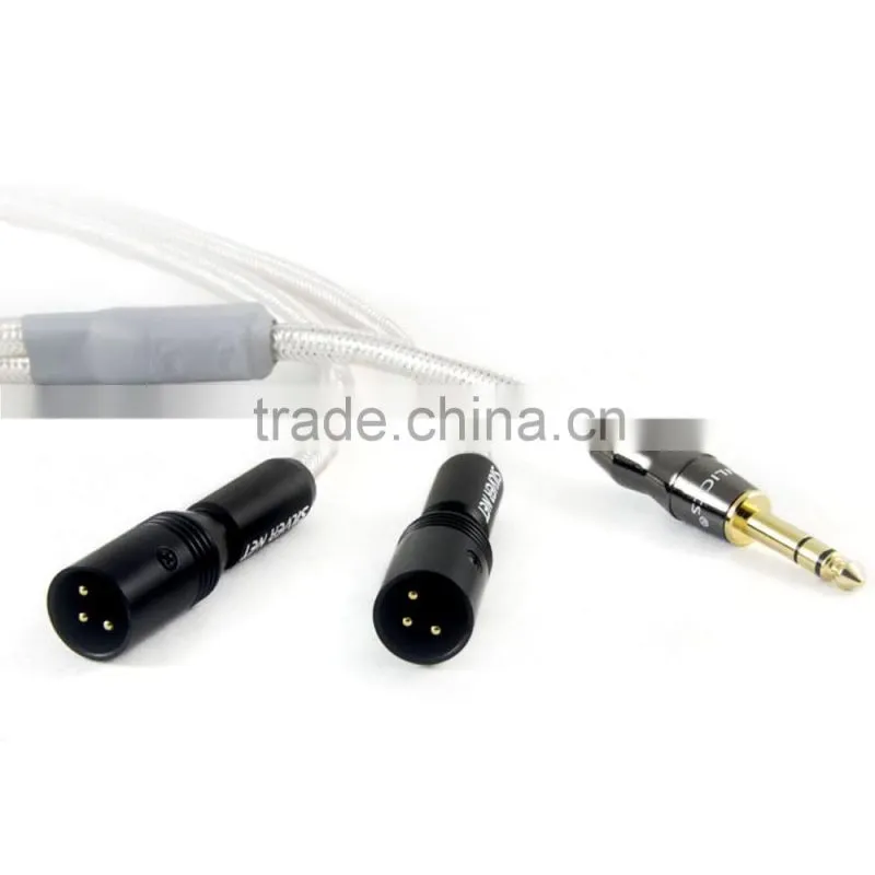 Hifi cable 6.35 stereo to 2XLR MALE HIGH GRADE