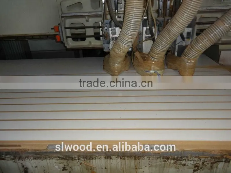 1220*2440 size melamine Slot MDF for cabinet