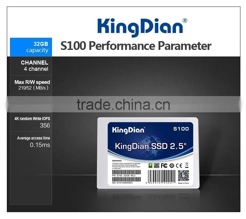 KingDian solid state drive ssd 32gb ssd sata2 2.5'' SSD