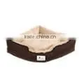 Round pet bed for dog