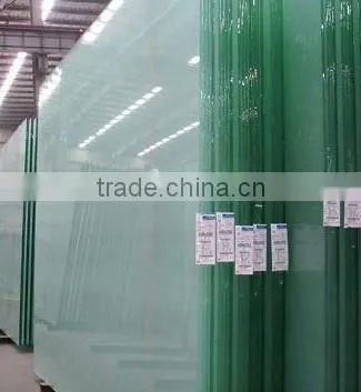 High Quality Clear Tempered Float Glass Glass Stairs Price