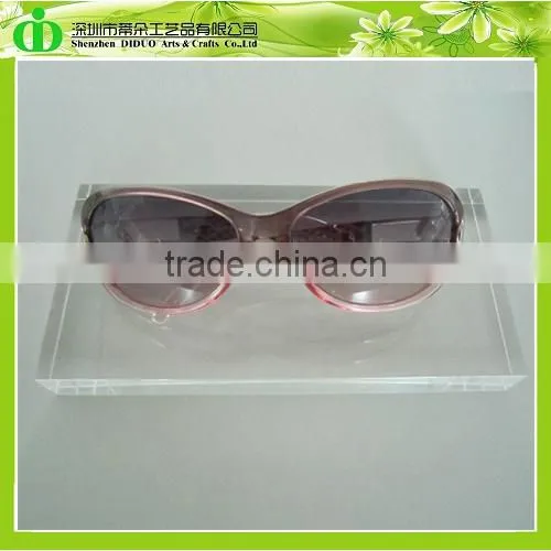 DDU-0011 ISO9001 Chinese Factory Wholesale SGS Test Crystal Clear Display Sunglasses