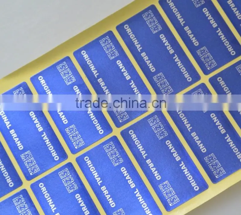 Manufacturing Custom Label SCST-101B