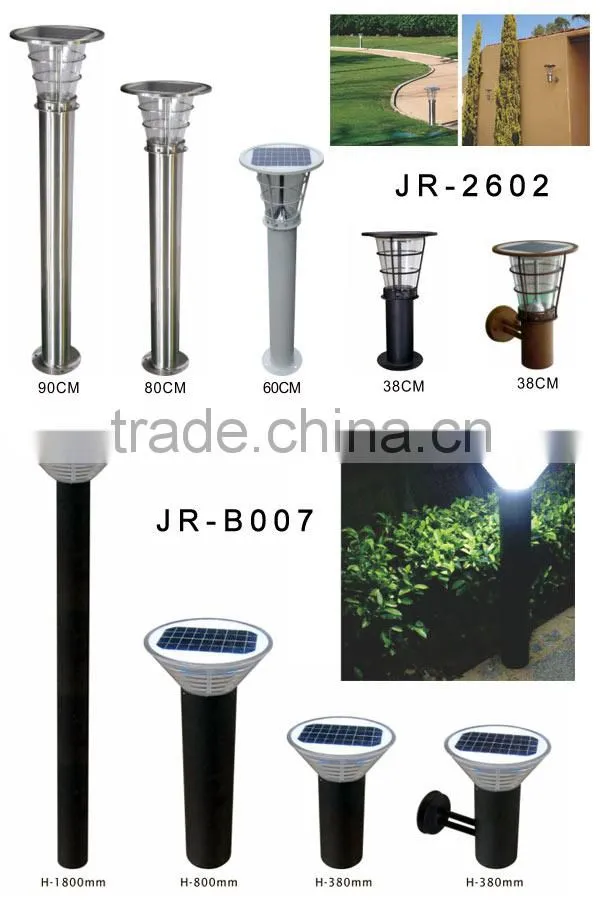 Outdoor Solar Power Path Wall Landscape Mount Light Garden Fence Light Lamp