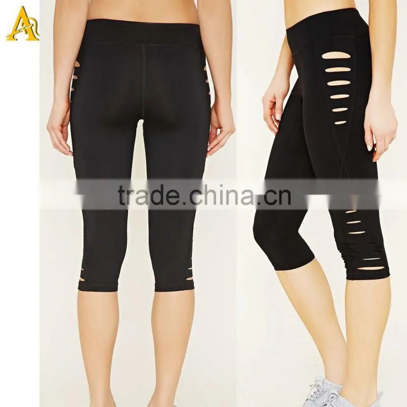 New arrival patch worked wholesale yoga pants