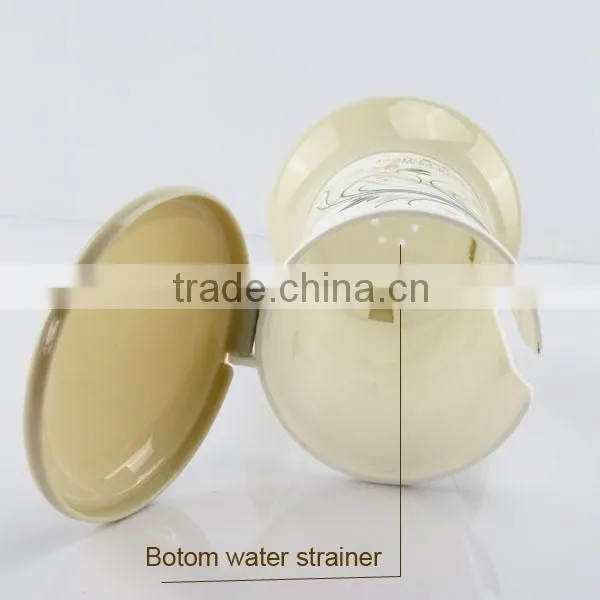 Hot sales promotional gift 4 pcs stackable plastic cup with dust-proof stand