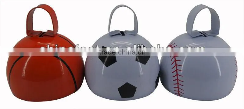 3" metal cowbell for basetball games A13-C02 ,suitable for many cases (A606)