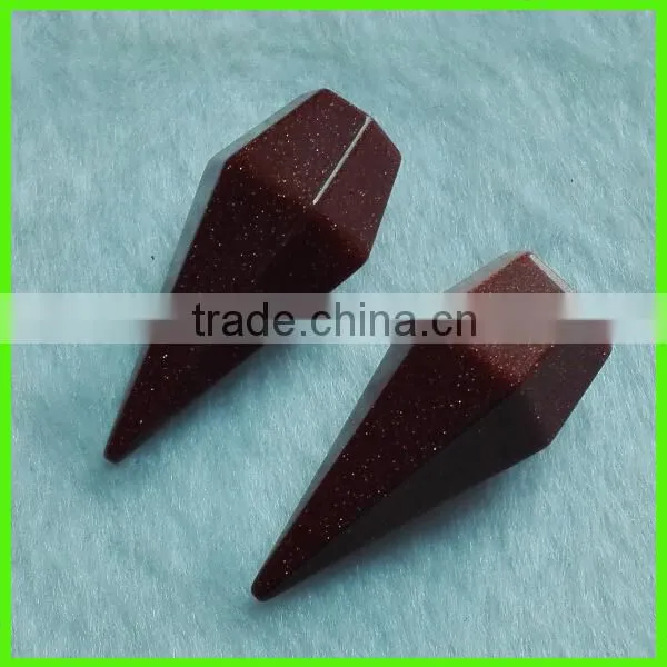 Customized synthetic turquoise pendulum for necklace pendant