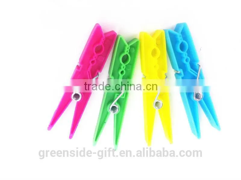 GS-1123-6pp high quality durable plastic clothes hanger pegs