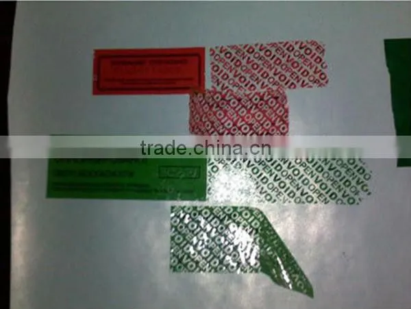 Laser Transparent Holographic Adhesive Label