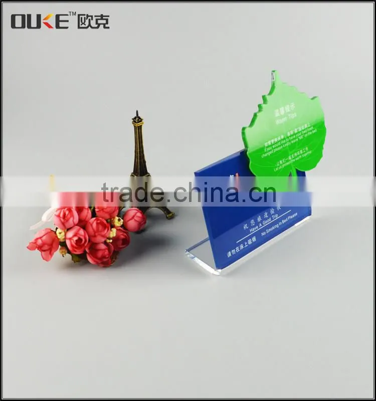 Unique Top-end cheap price acrylic name plate holder