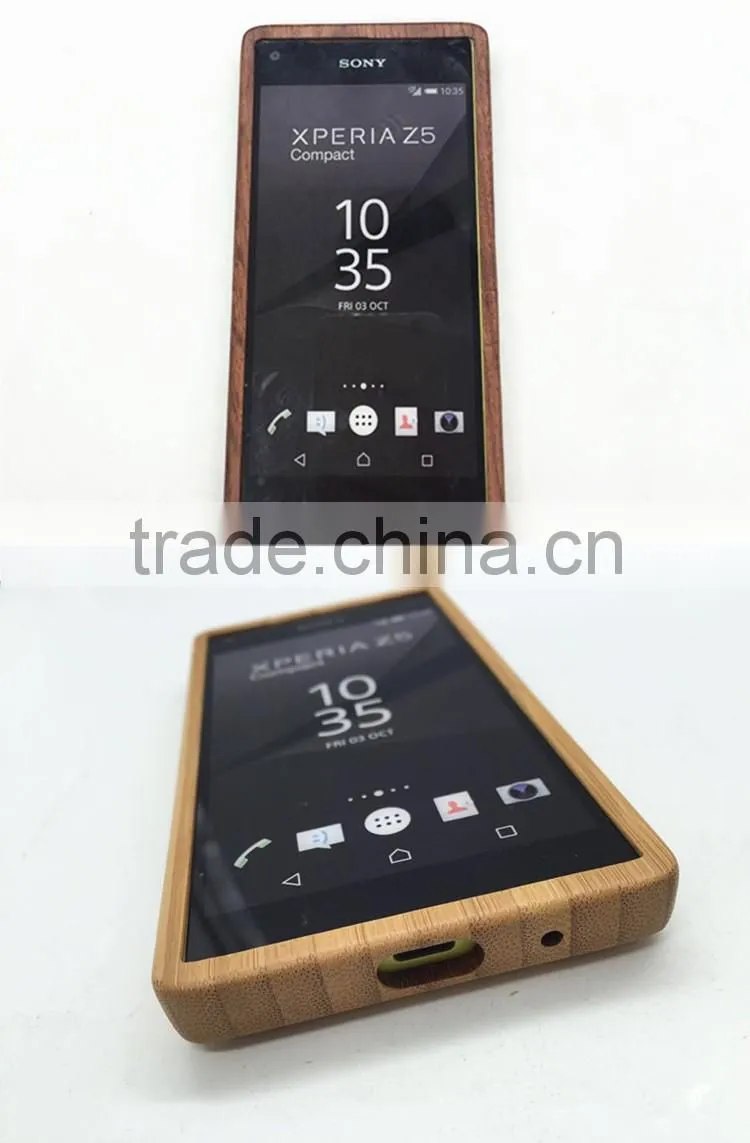 Wood Phone Case for Sony Xperia Z5 Case Back Cover for Sony Xperia c5