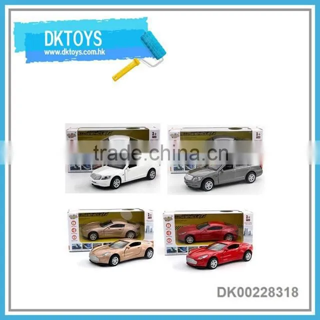 Cool design 1:36 pull back open door diecast racing car with IC
