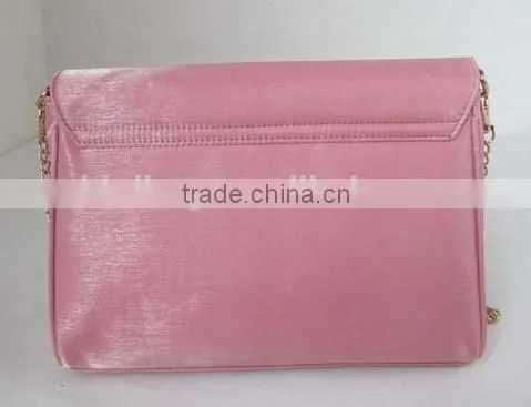 Satin flap bag with diamonds. diamond bag