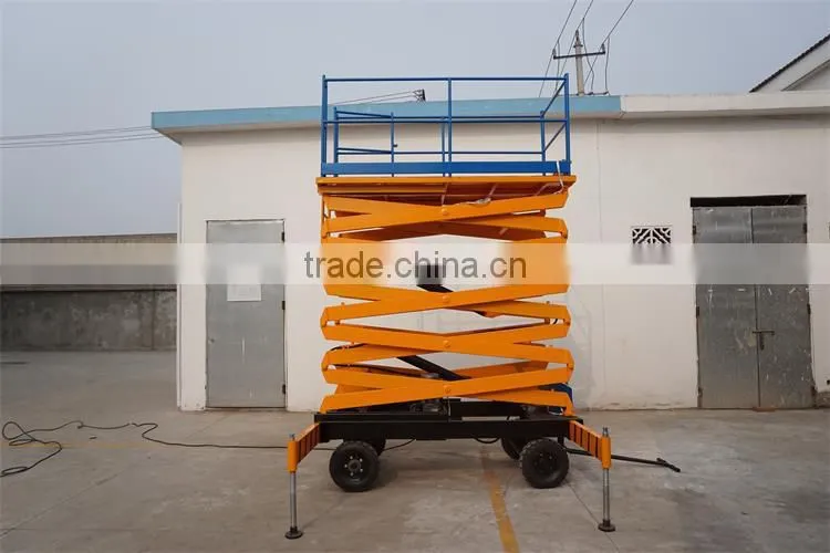 300kg 12m factory customized scissor mechanism platform lift