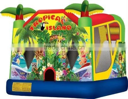 inflatable combo slide Tropical Island A2110