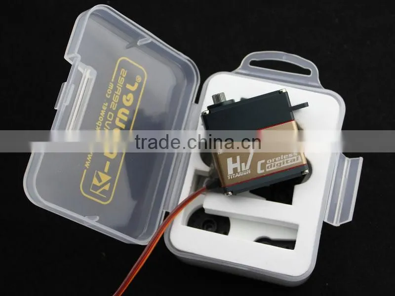 K-power Digital metal titanium gear 3kg/7.4v high voltage RC servo for RC multirotor DHV817