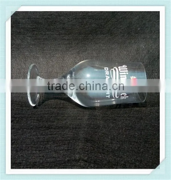 Hand blown beer goblet mouth blow beer glass cup with high quality