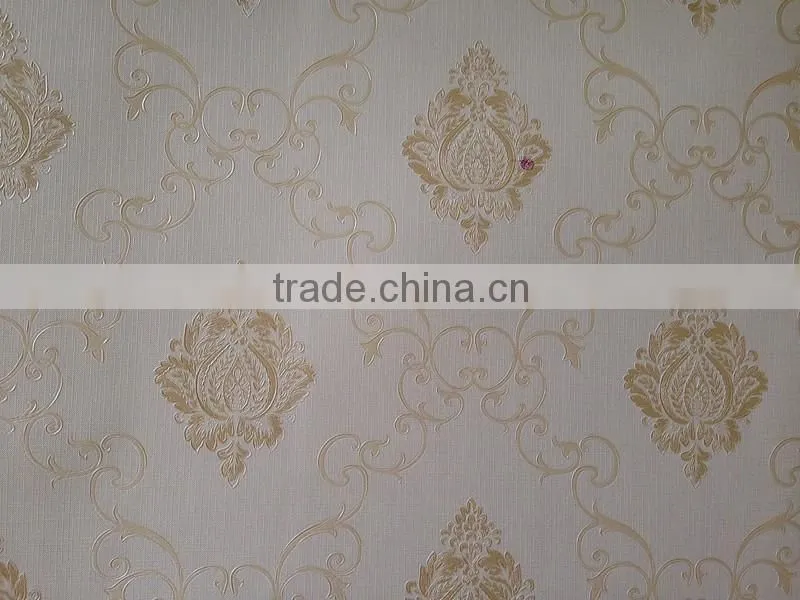 times small damask flowers vinyl wallpaper