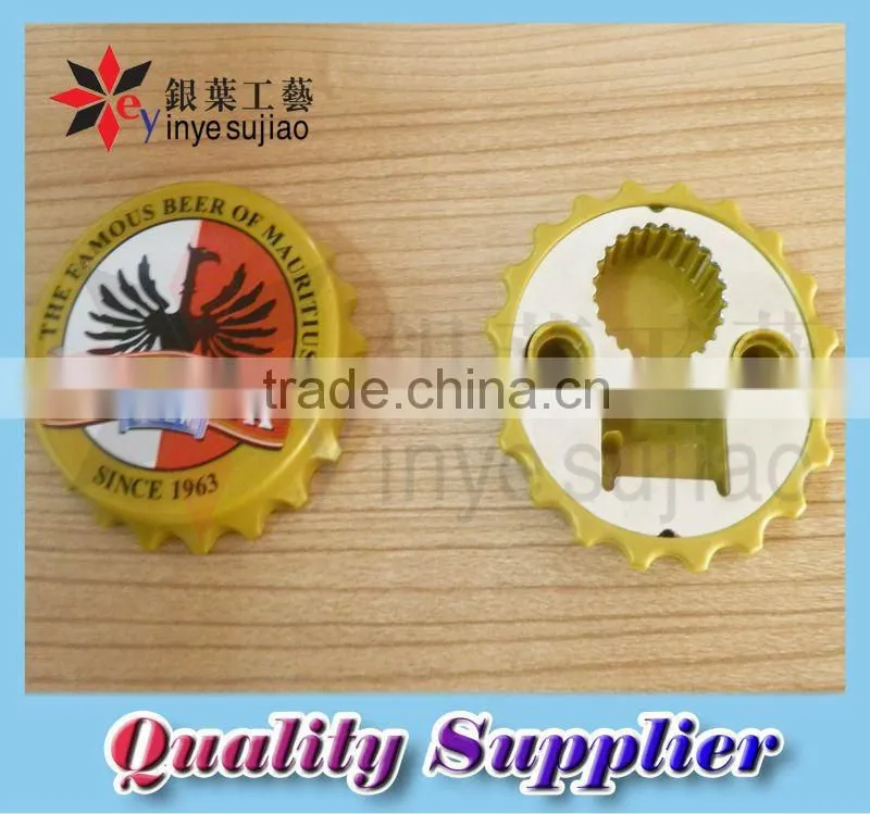 promotional pp plastic magnetic bottle opener