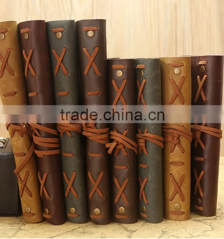 PU leather Note Book Traveler Journal designer leather journals