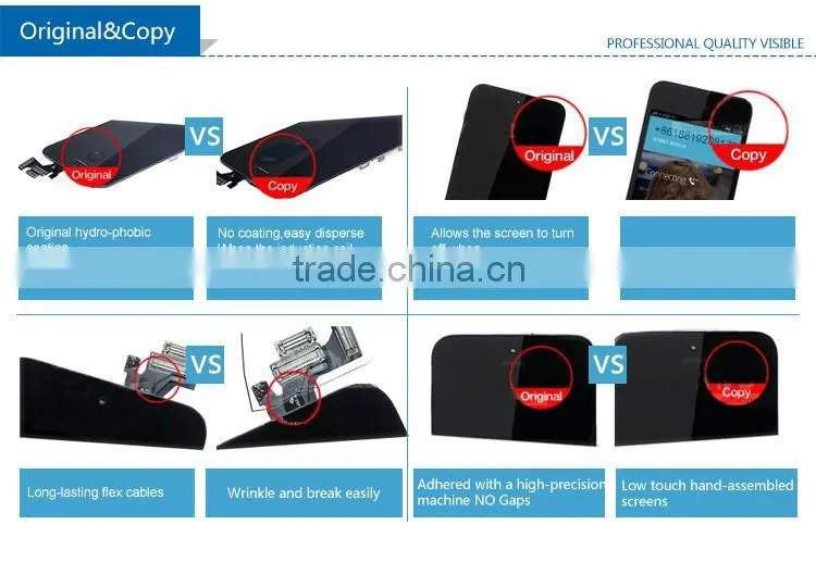 Mobile phone lcd for lcd iphone 5S, for iphone 5S digitizer,for iphone 5S lcd digitizer