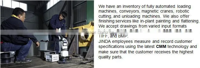 ISO approved welding CNC machining steel fabrication job work