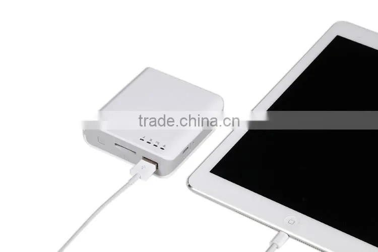 Portable wireless inbuilt 5200mAH power bank sim card slot 3g wifi router
