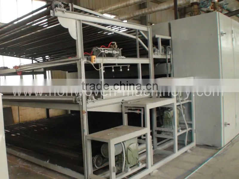2016 nonwoven non-adhesive thermo bonded wadding production line