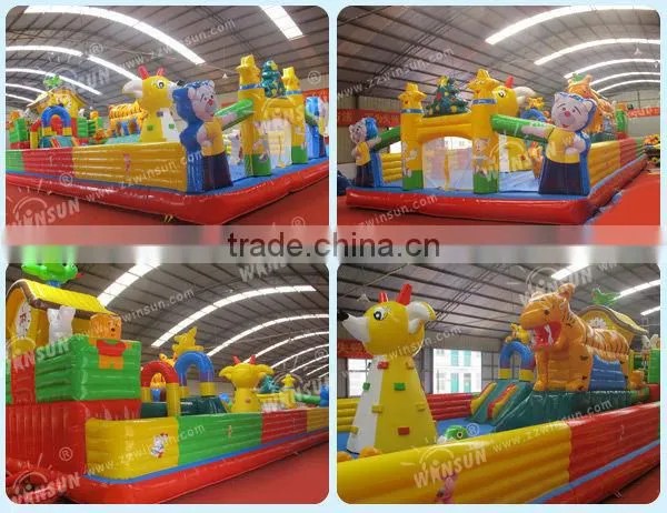 Best quality durable amusement sport games inflatables fun city with CE EN71 approved for outdoor use