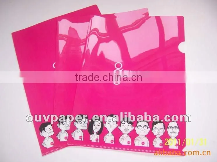 Clear L folder with PP