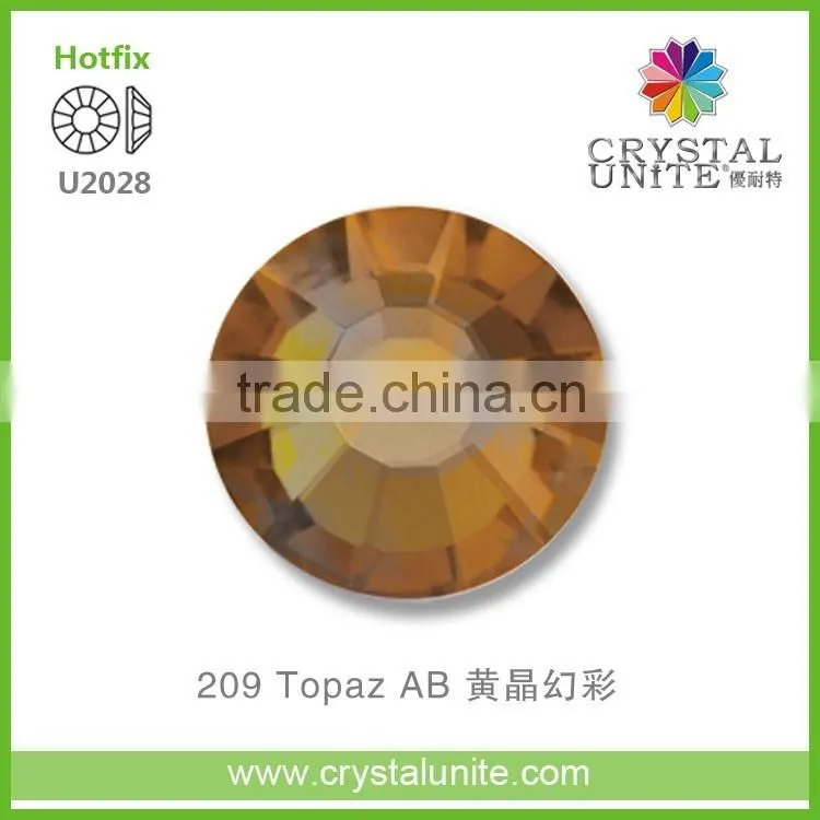 U2028 Topaz AB Optimal Hot Fix Rhinestone