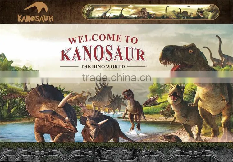 KANO4388 Popular Coin Operated Dinosaur Amusement Park Ride